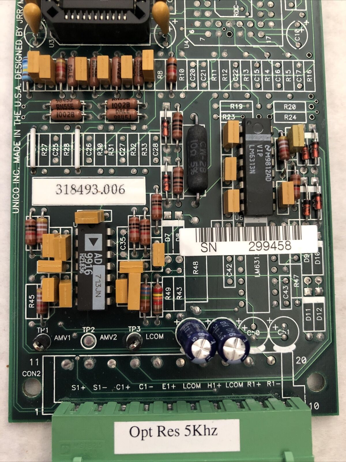 Unico  318493.006 Pc Board 318493.006 Mpcs-3-0,Dc