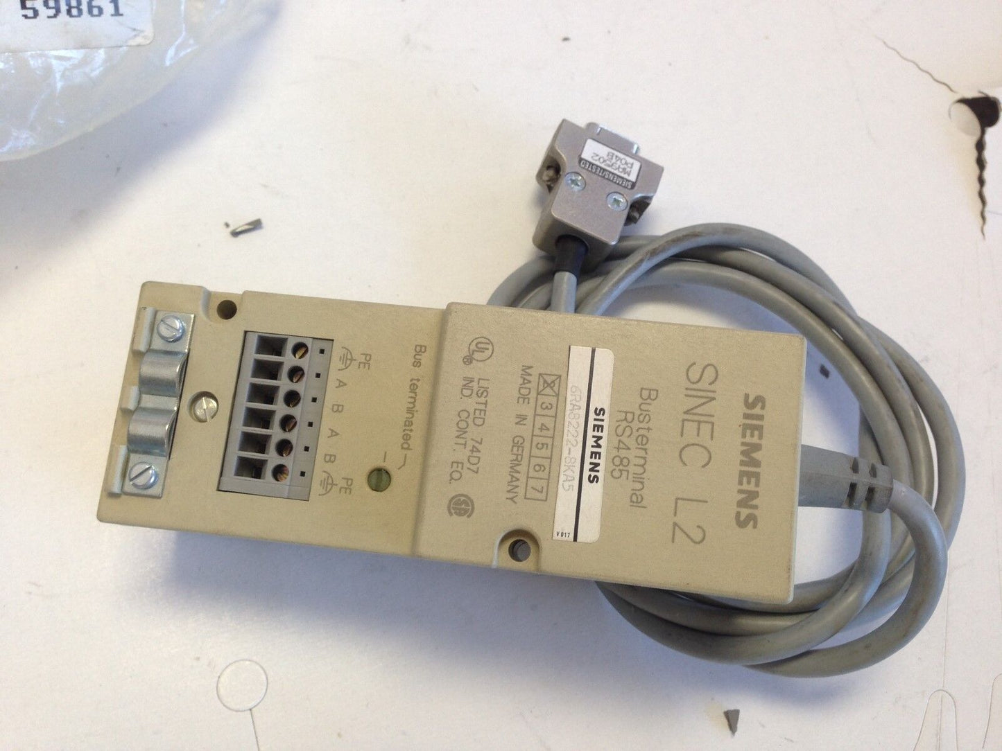New 6Ra8-222-8Ka5 Siemens Sinec L2 Busterminal Rs485,6Ra8222-8Ka5,Eb