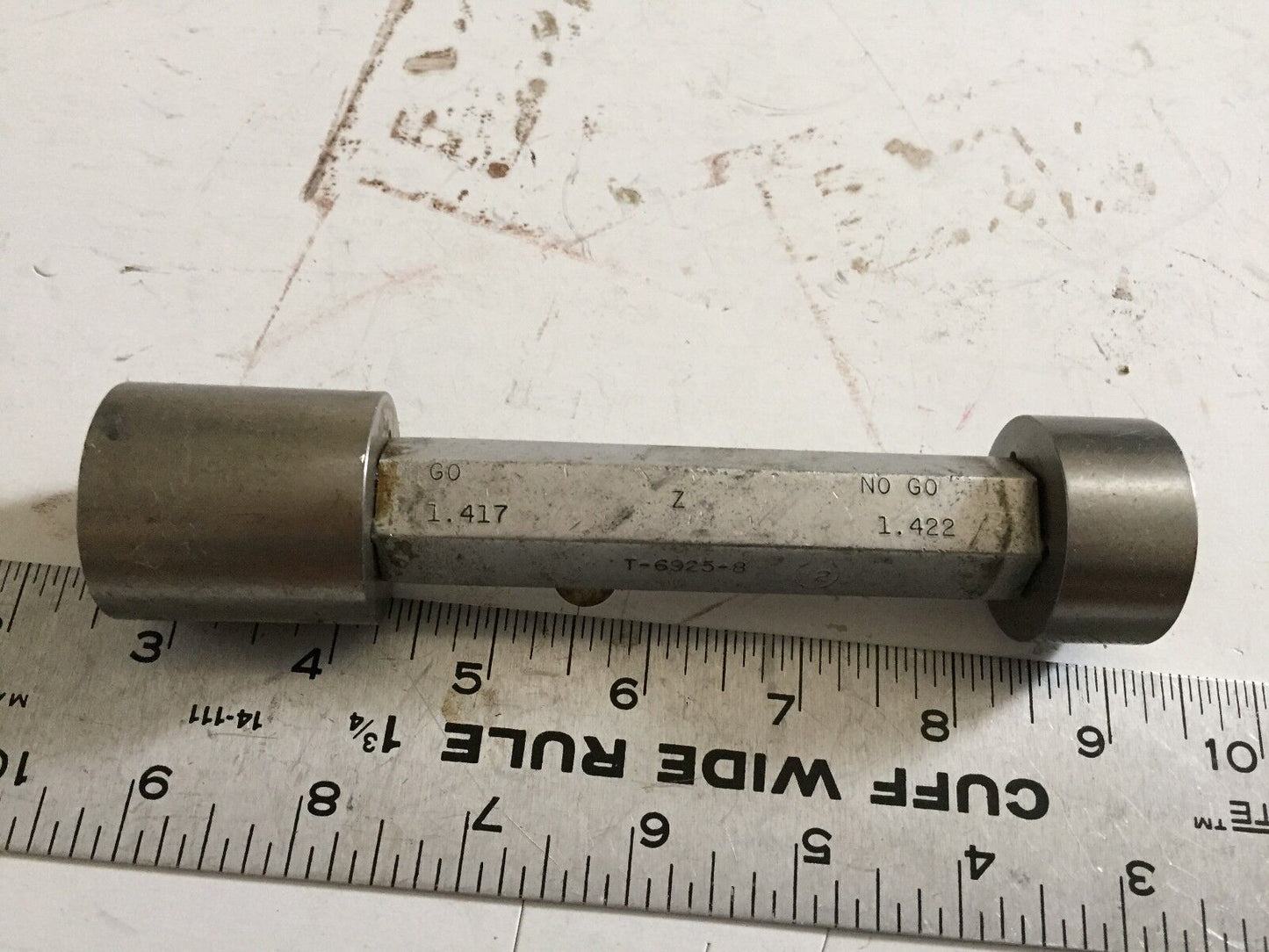 Used  Go No Go Gage, Go Nogo Guage 1.417, 1.422 The Pipe  ,Am