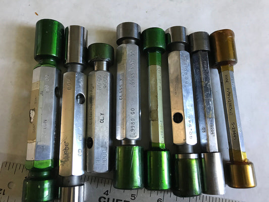 Lot Plug Gage Go Nogo Van Keuren .9000,9050,910,920,9100,9150,946,9980,9050,Es