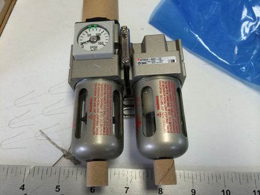 New Smc Ac20d-N02e-Cz,Aw20-N02e-Cz Pneumatic Afm20-N02-Cz Regulator,1/4" Npt,Ez