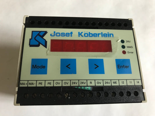 New Josef Koberlein Rma103,Rma 103 7101,Sensor Controller Rma6.0Hex,St