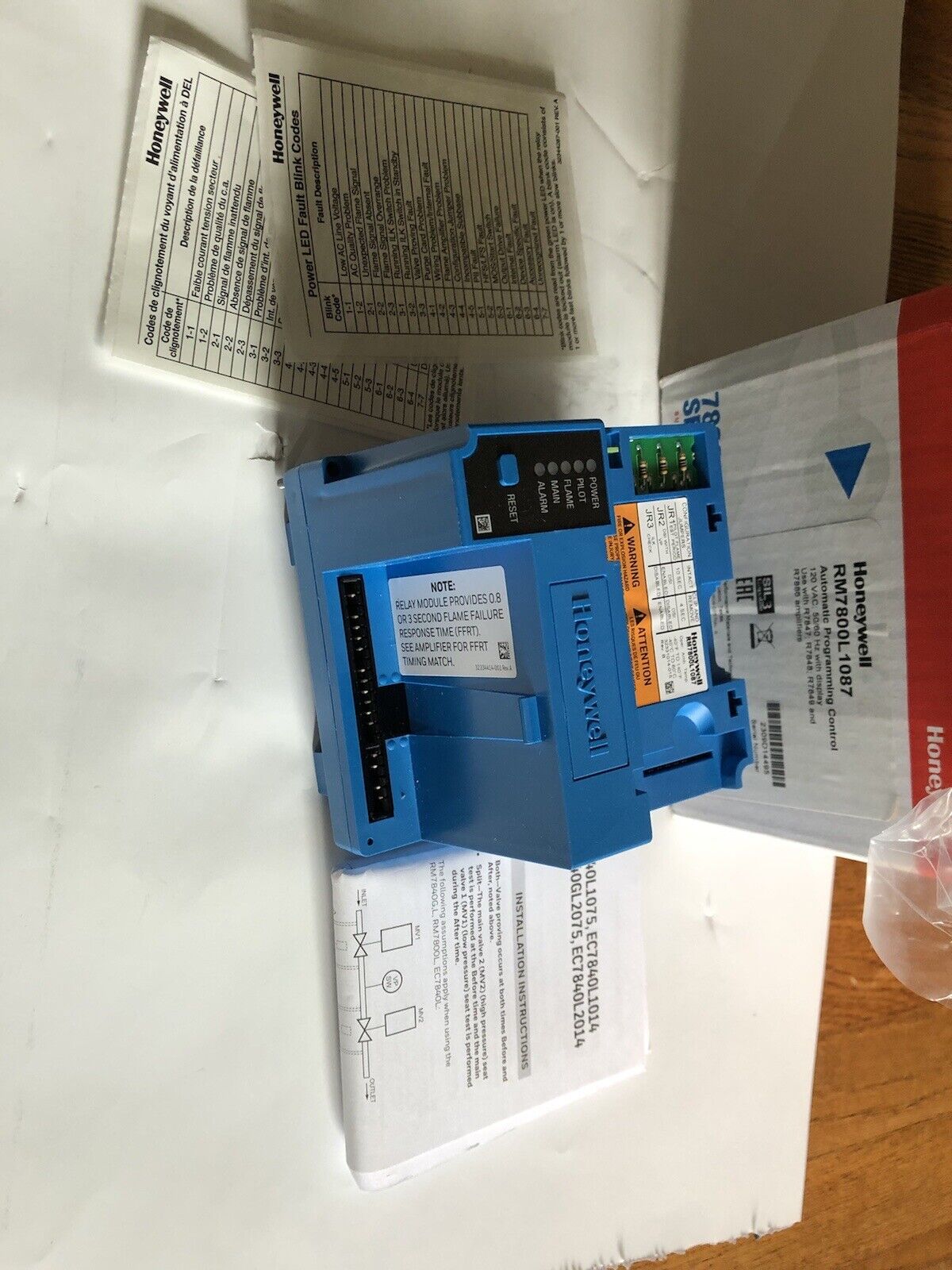New Honeywell Rm7800l 1087 Burner Primary Controller Rm7800l1087,Rm7800l 1087,Am