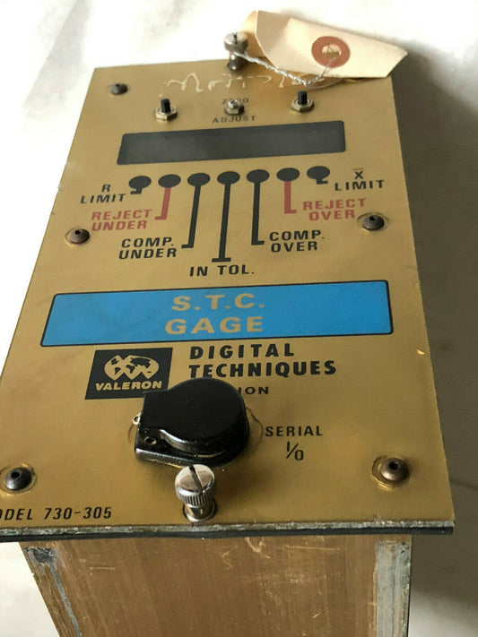 Digital Techniques 730305,Valeron 730-305,Stc Gage Dro Controller,S.T.C. Gage,Ey