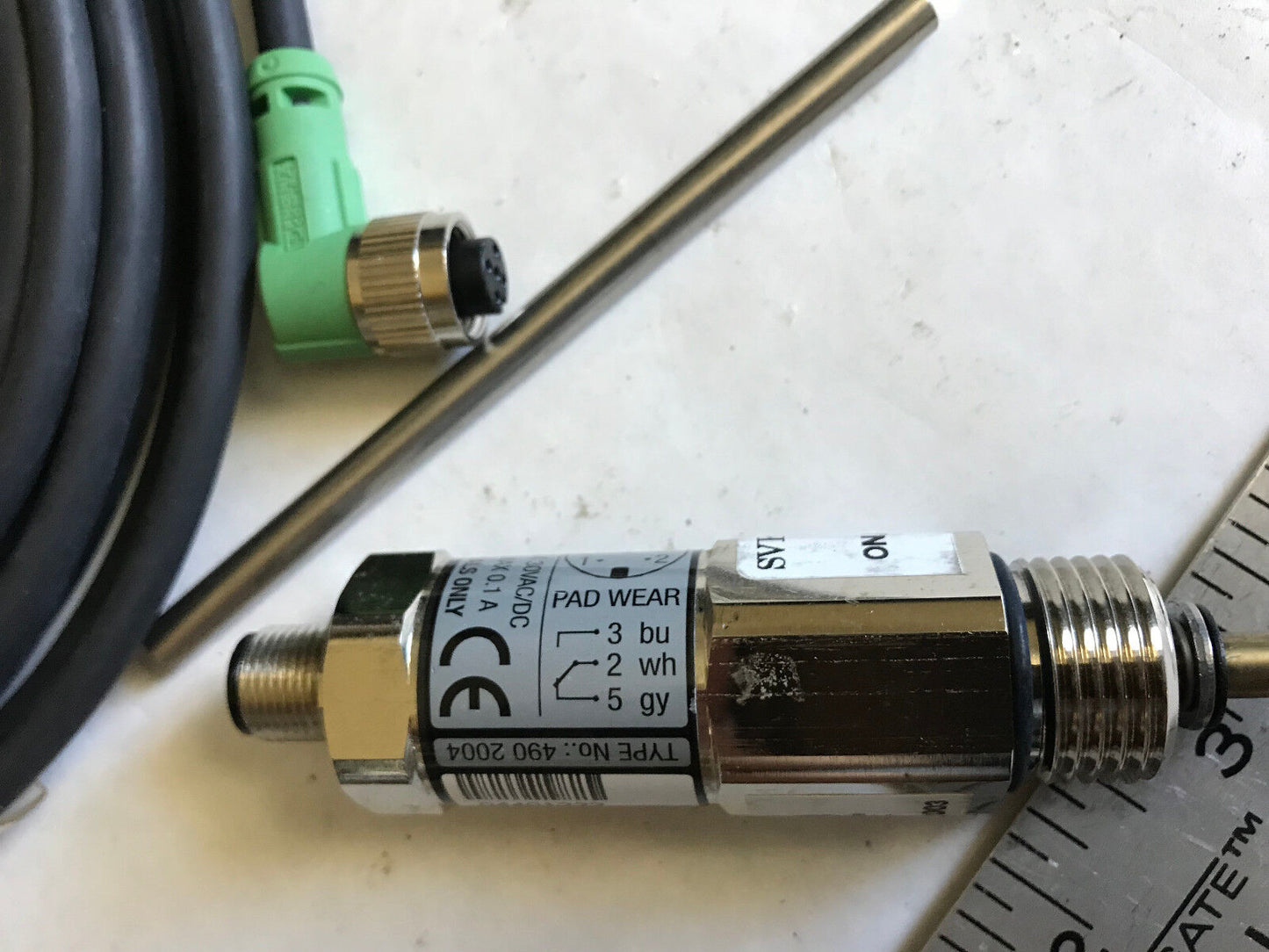 Svendborg 490-2004-803 Brakes Mek. Indikator Pressure Transducer 24-06-2003,Ab
