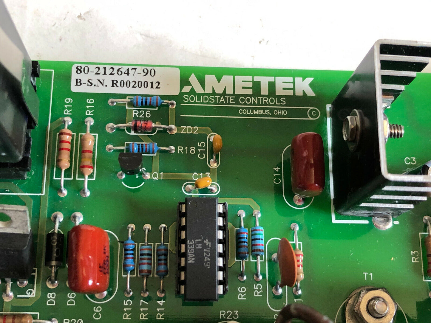 New Ametek 80-212647-90 Static Switch Board,Sk