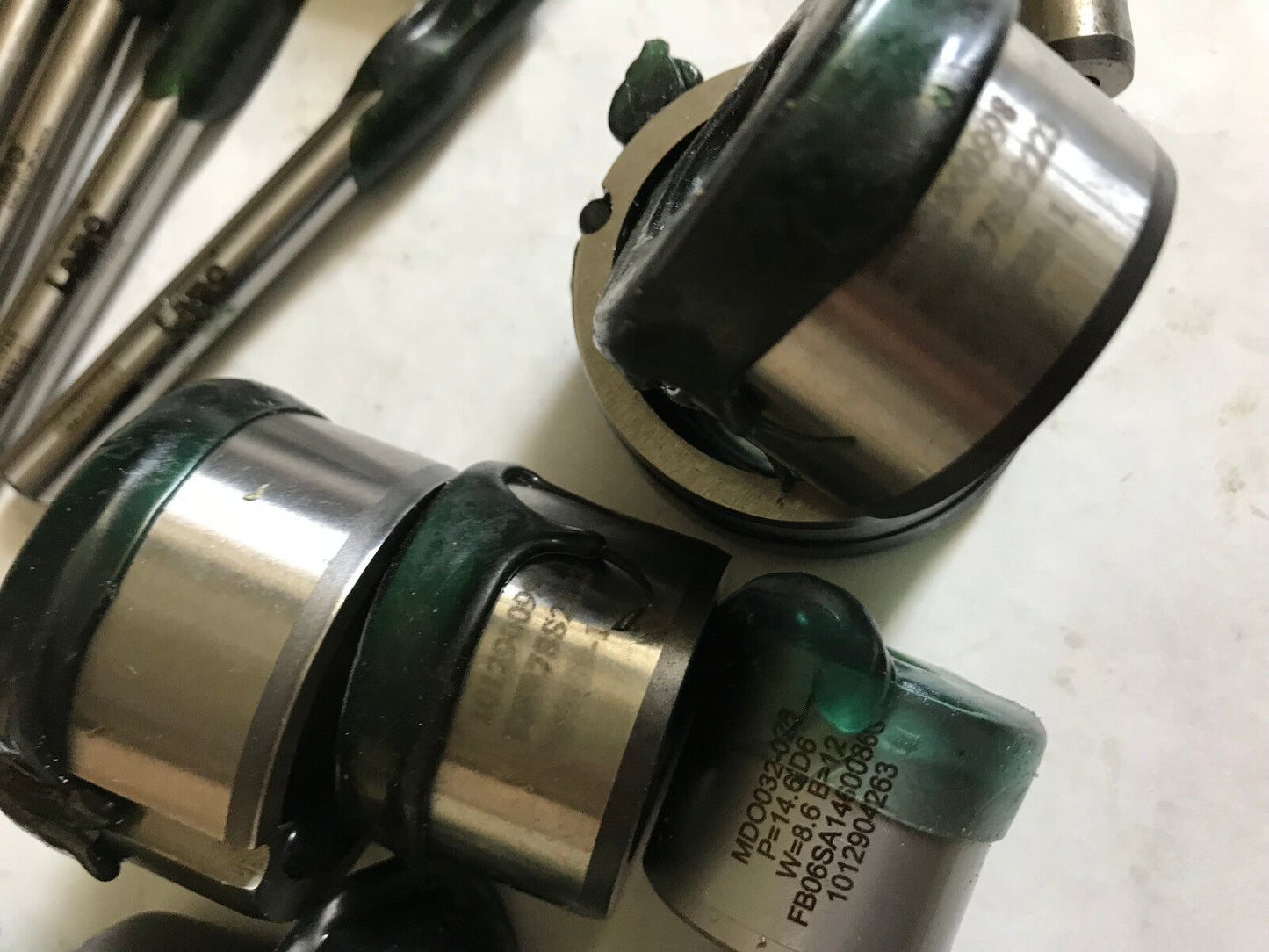 Lot 25 Ball Lock Punches & Die Buttons,Lane Punch 376394-1,Moeller Mer032-100,Ac