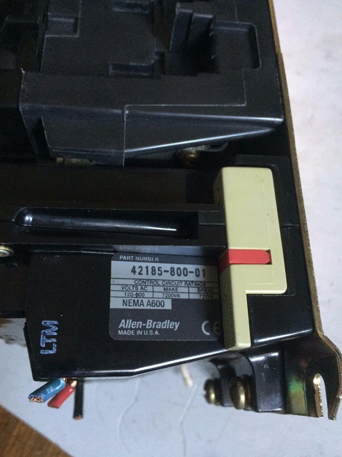 Allen-Bradley 509-Aod,509-A0d Nema Size 0,595-Aa C,Magnetic Starter 110V,Bw