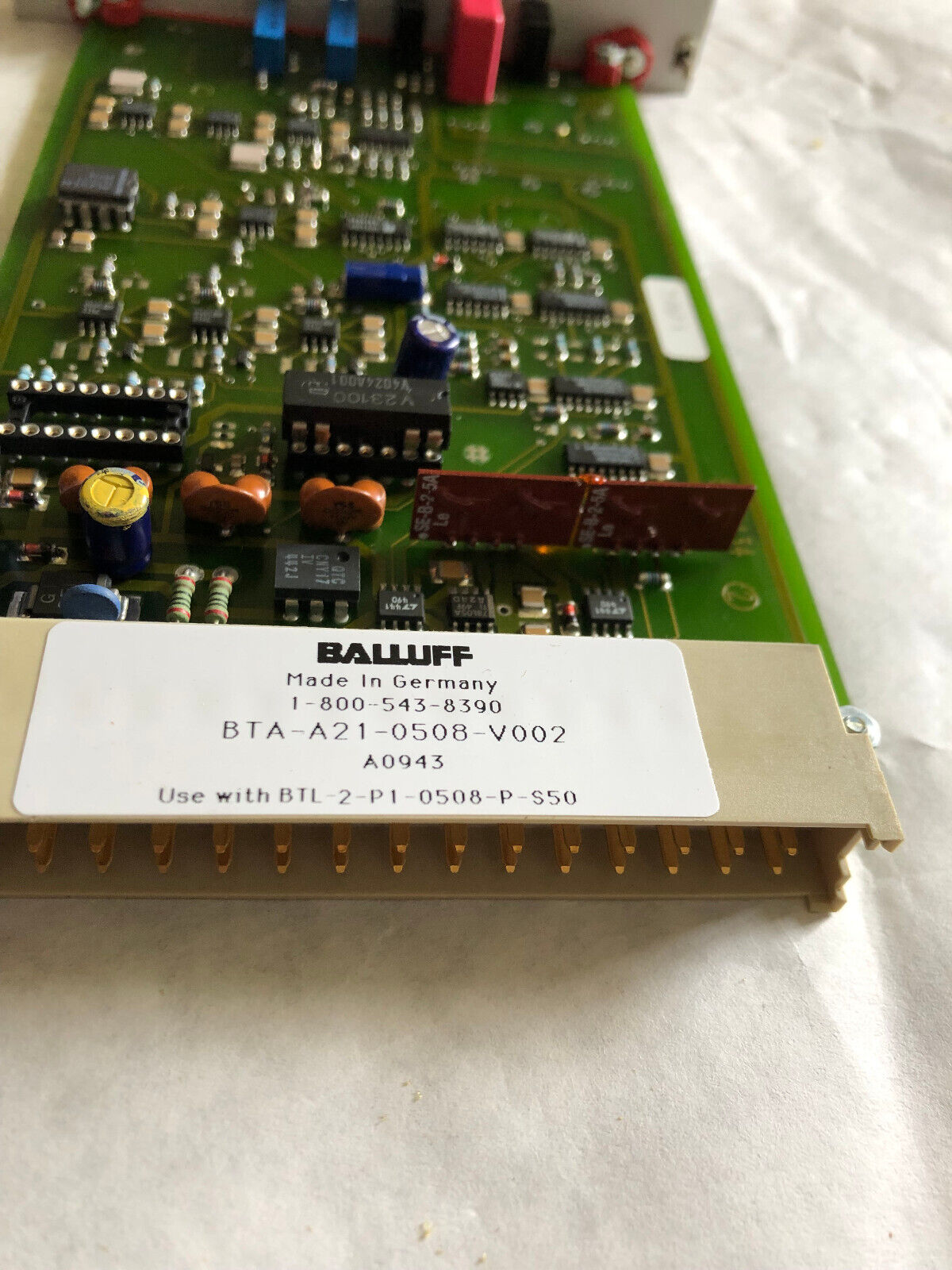 New Balluff Bta-A21-0508-V002 Analog Card Module,Balluff Bta-A 21-0508-V002 ,Ey