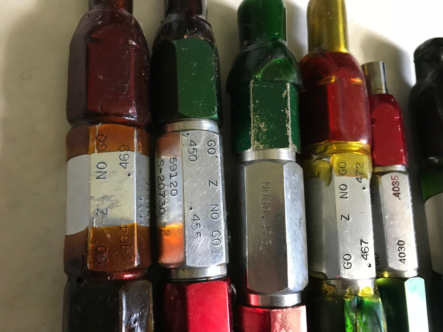 Lot Plug Gage Go Nogo Van Keuren .471,473,464,469,4030,4035,483,488,450,467,Es