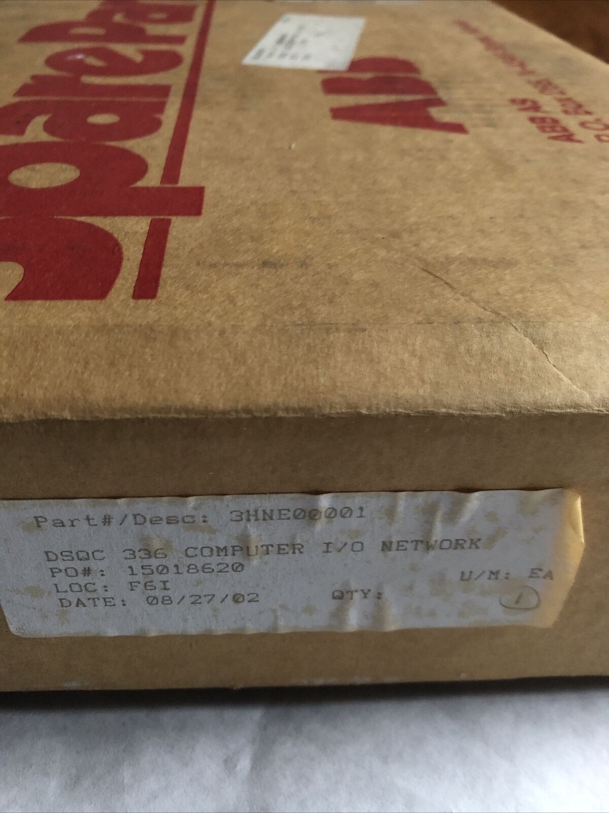 New Abb 3Hne 00001-1/08, Dsqc 336,Ea=0000,C420385a Ethernet Board,Cs