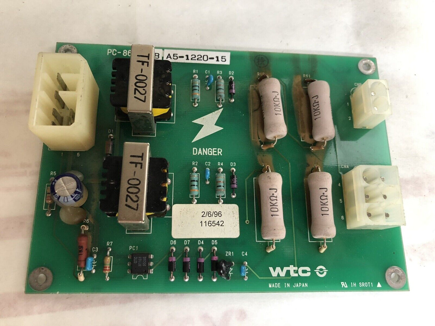 Wtc Pc-867-00B Pc-867-Oob, Pc 867 008 Display Control Circuit Board,Dd