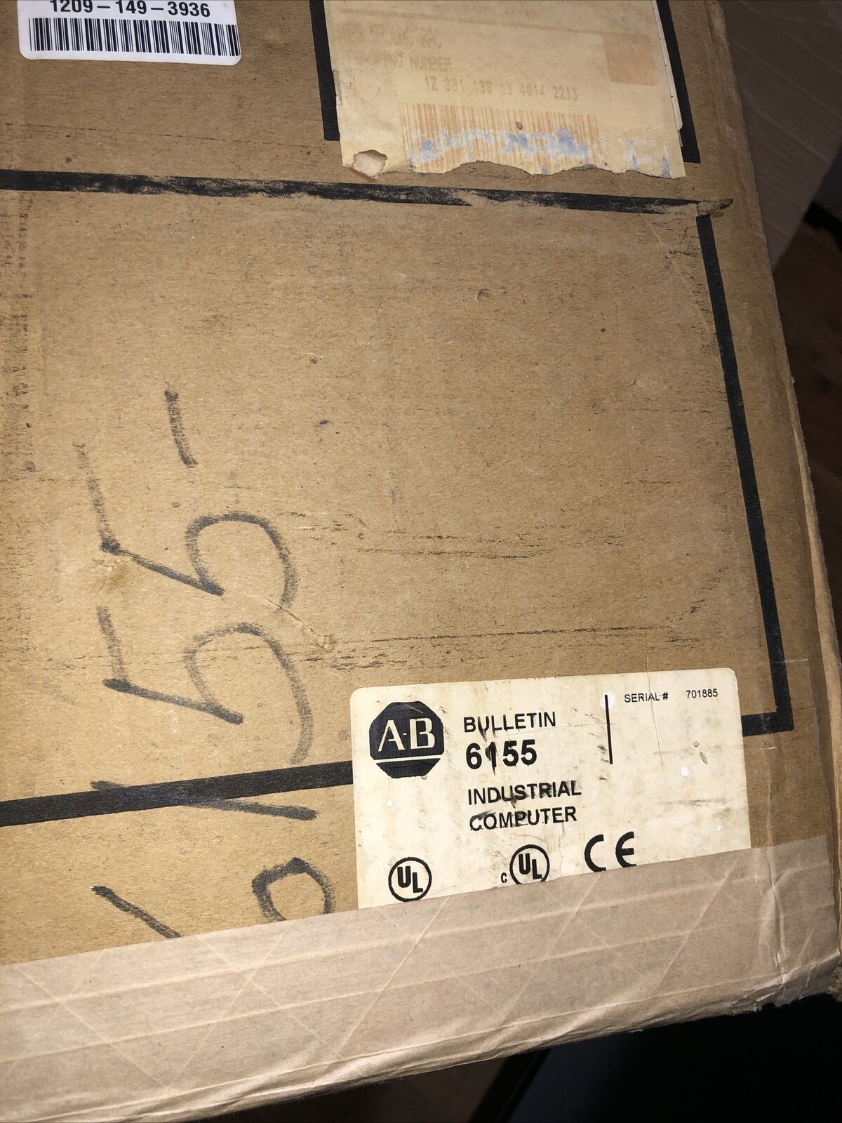 New Allen-Bradley 6155-Eeyaddacaaz Industrial Computer,Stb Vision,Ms Dos,Ti