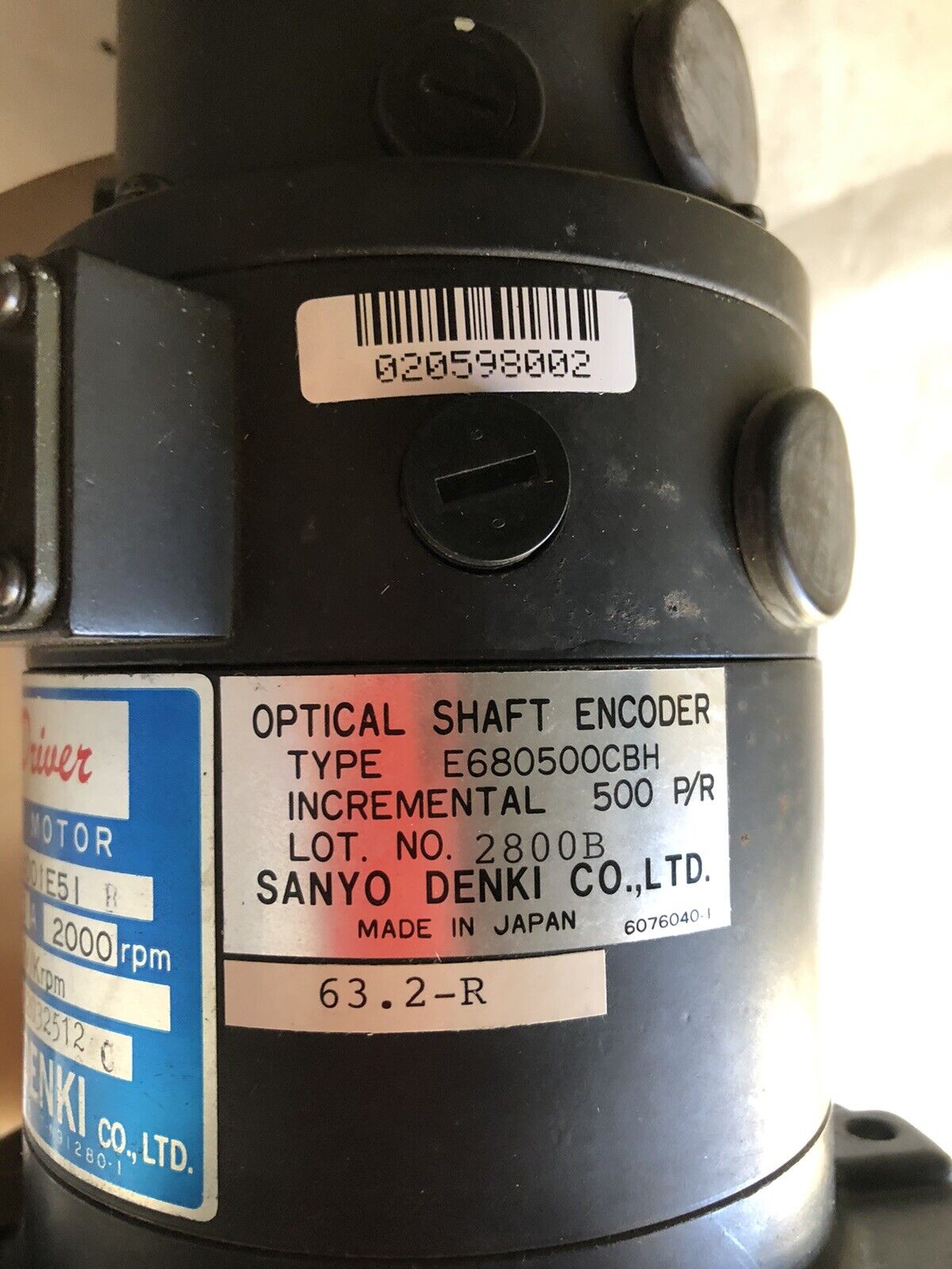 New Sanyo Denki C-70T-400Ie5i B Super-Driver Dc Servo Motor,C-70T-4001E51b,Tf