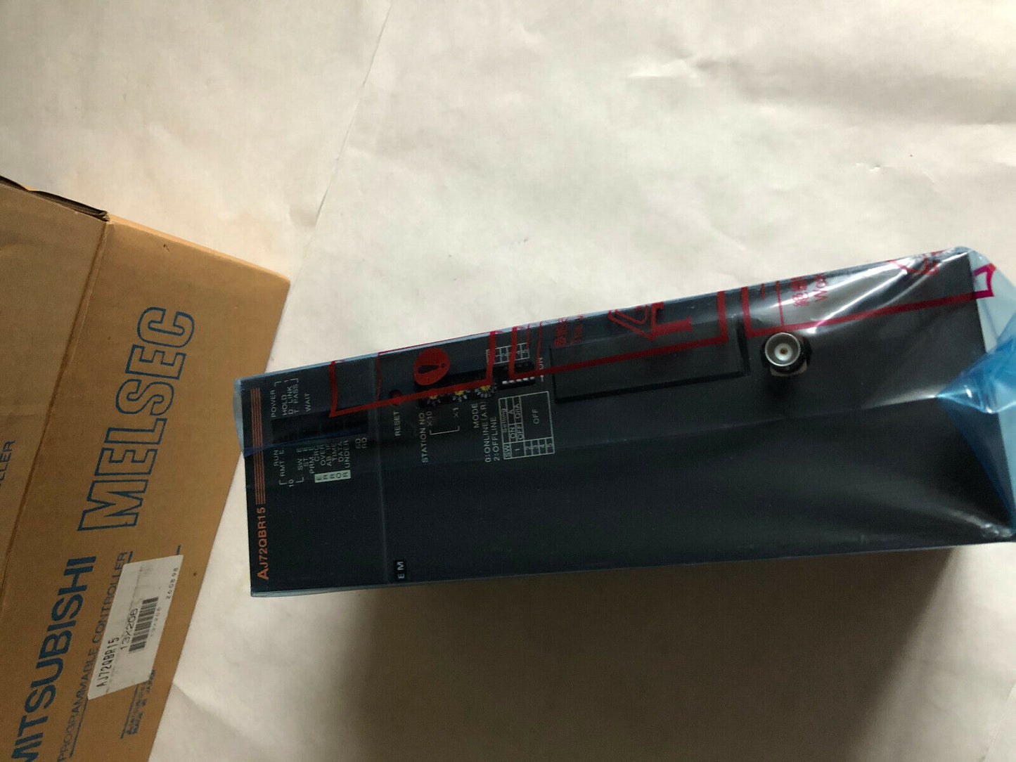 New Mitsubishi Aj72qbr15 Melsecnet/10 Remotecoax Melsec Programmable Plc,Ez