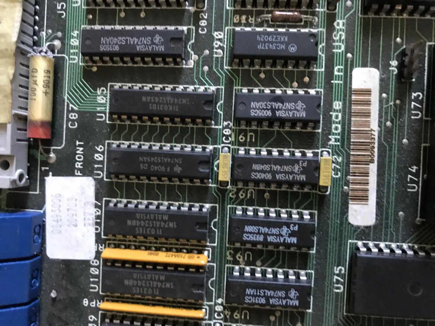 Measurex Pcb Board Assy No 05375900 Data Freeway Controller,Ax