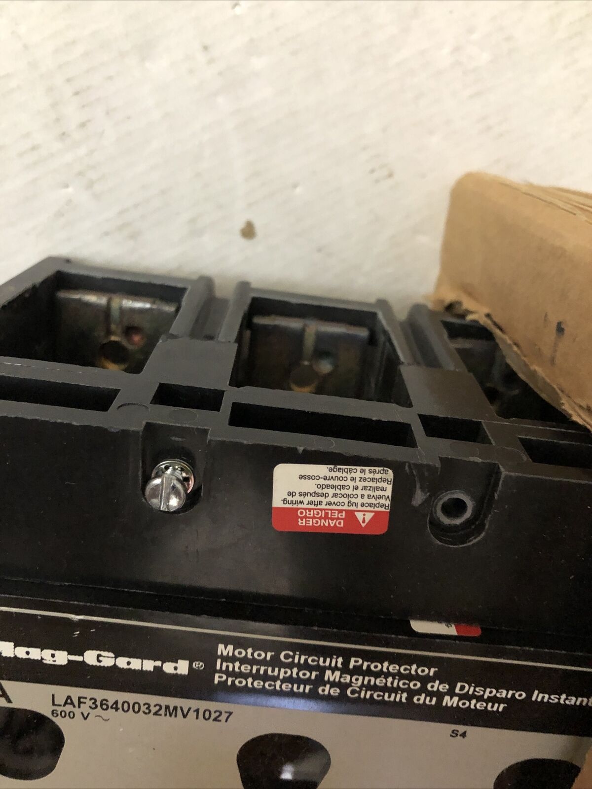 New Square D Laf3640032mv1027 Circuit Breaker 400Amp 600V Molded Case,400A,Cs
