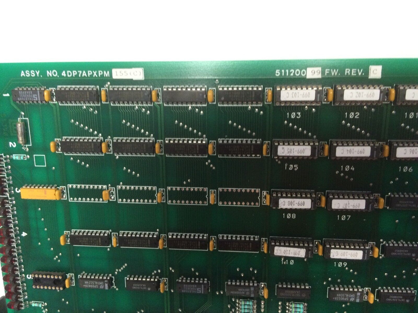 Honeywell 4Dp7apxpm 155 (C) Assembly Control Board 511200 99 Fw. Rev. C,Bf