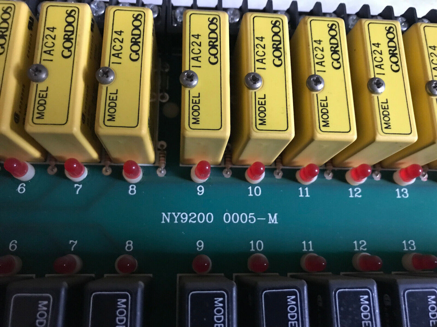 Gordos Ny9200 0005-M Relay Board,Gordos Arkansas Ny9200 0005-M,Iac24,Oac24,Sn