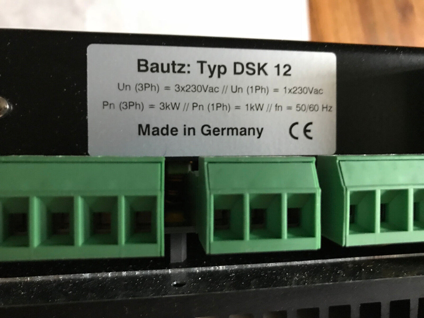 New Bautz Dsk 12 Servo Drive,Bautz Type Dsk 12,Room5