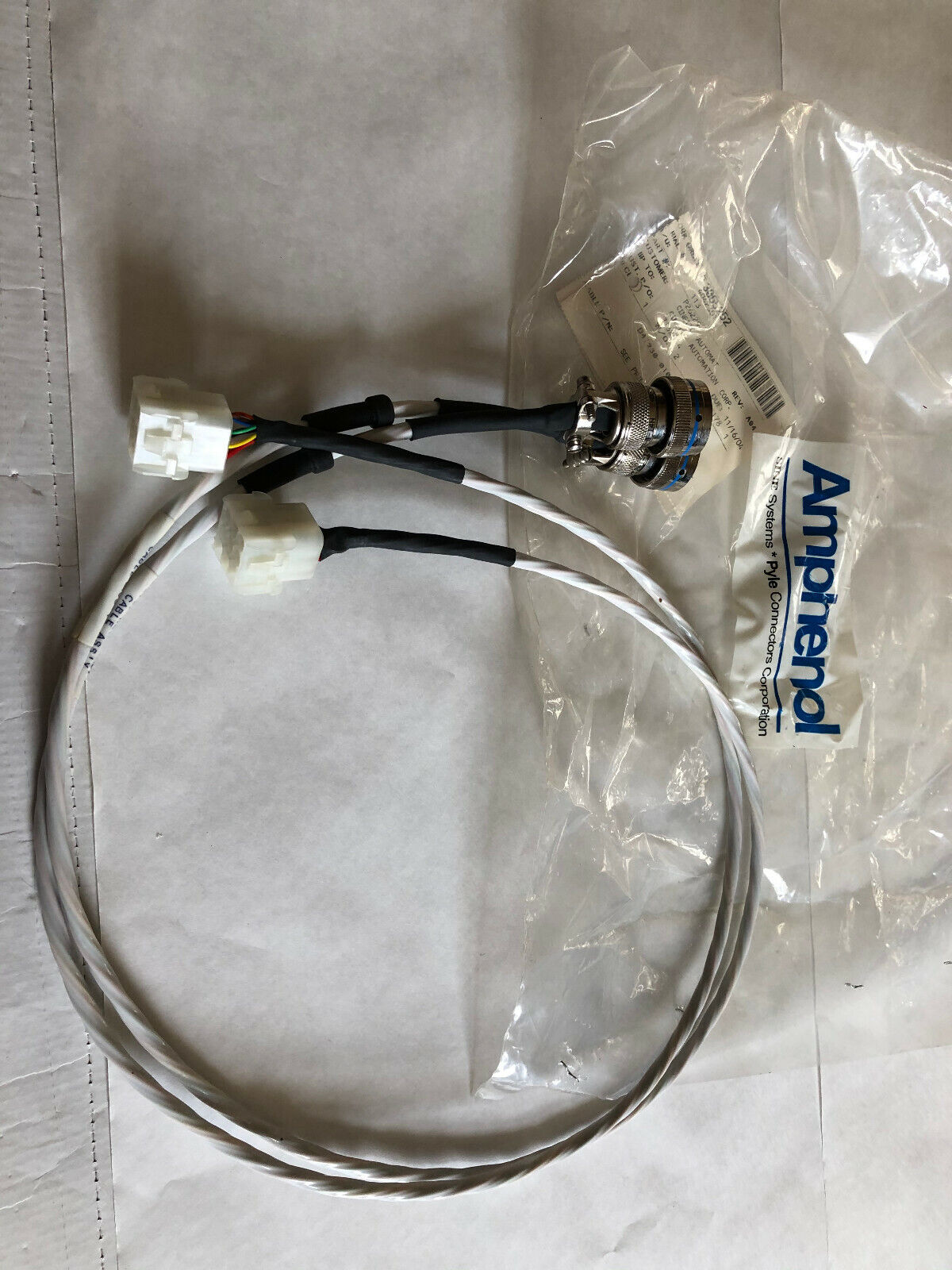 New Amphenol P26229 Connector Cable Assembly, Cordset,Di