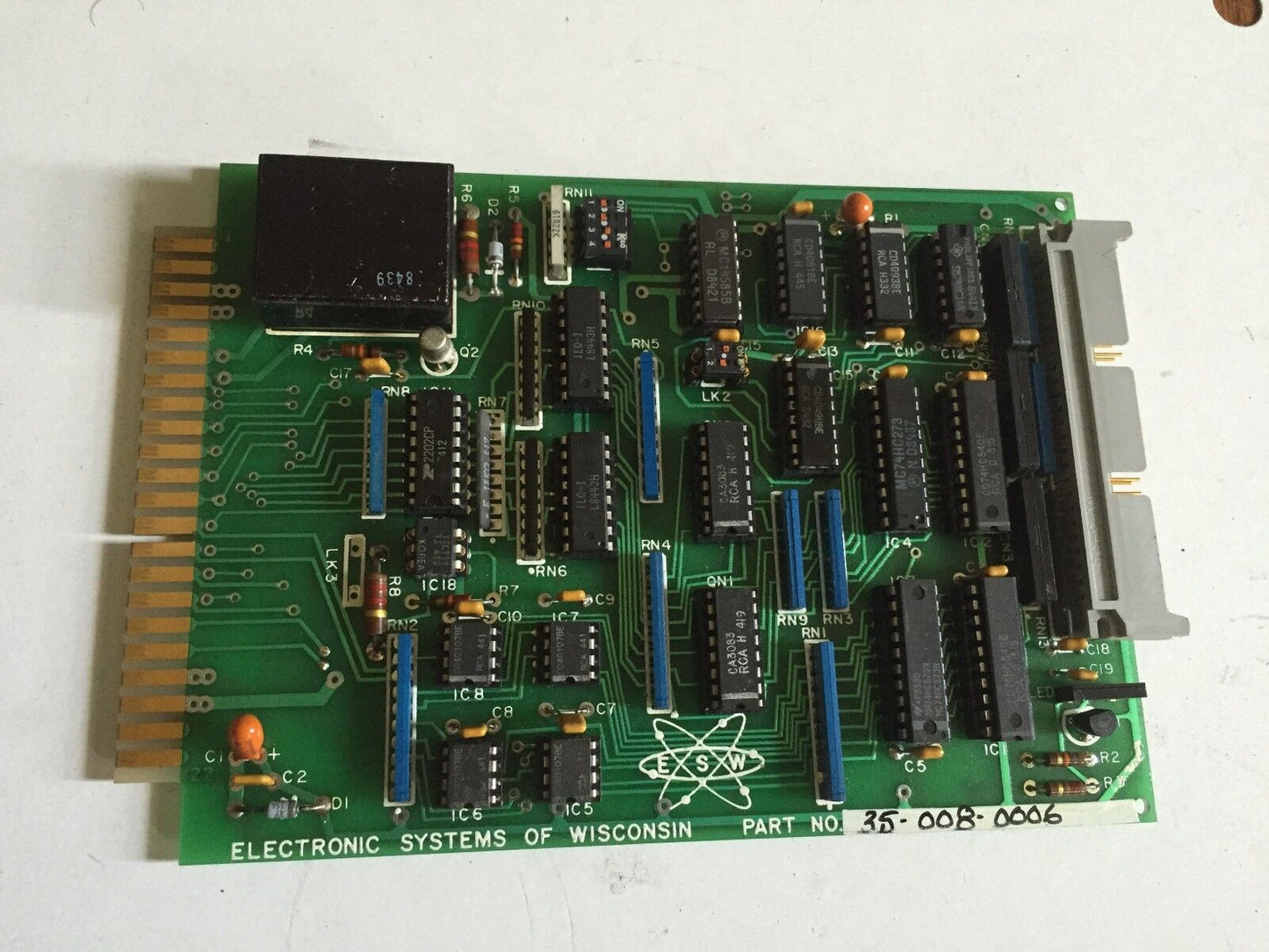 Wisconsin 35-008-0006 Electronic Systemscontrol Interface Board,51-0079 Rev.A,Er