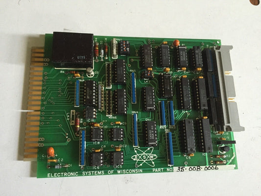 Wisconsin 35-008-0006 Electronic Systemscontrol Interface Board,51-0079 Rev.A,Er