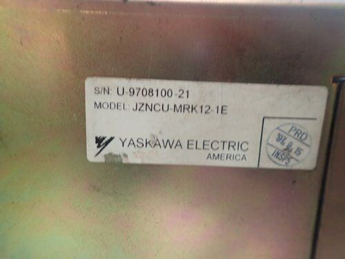 Yaskawa Jzncu-Mrk12-1E,Yasnac Abso,Cps-18Fb,V7y16963,Mcp01,Mcp02b,Fc