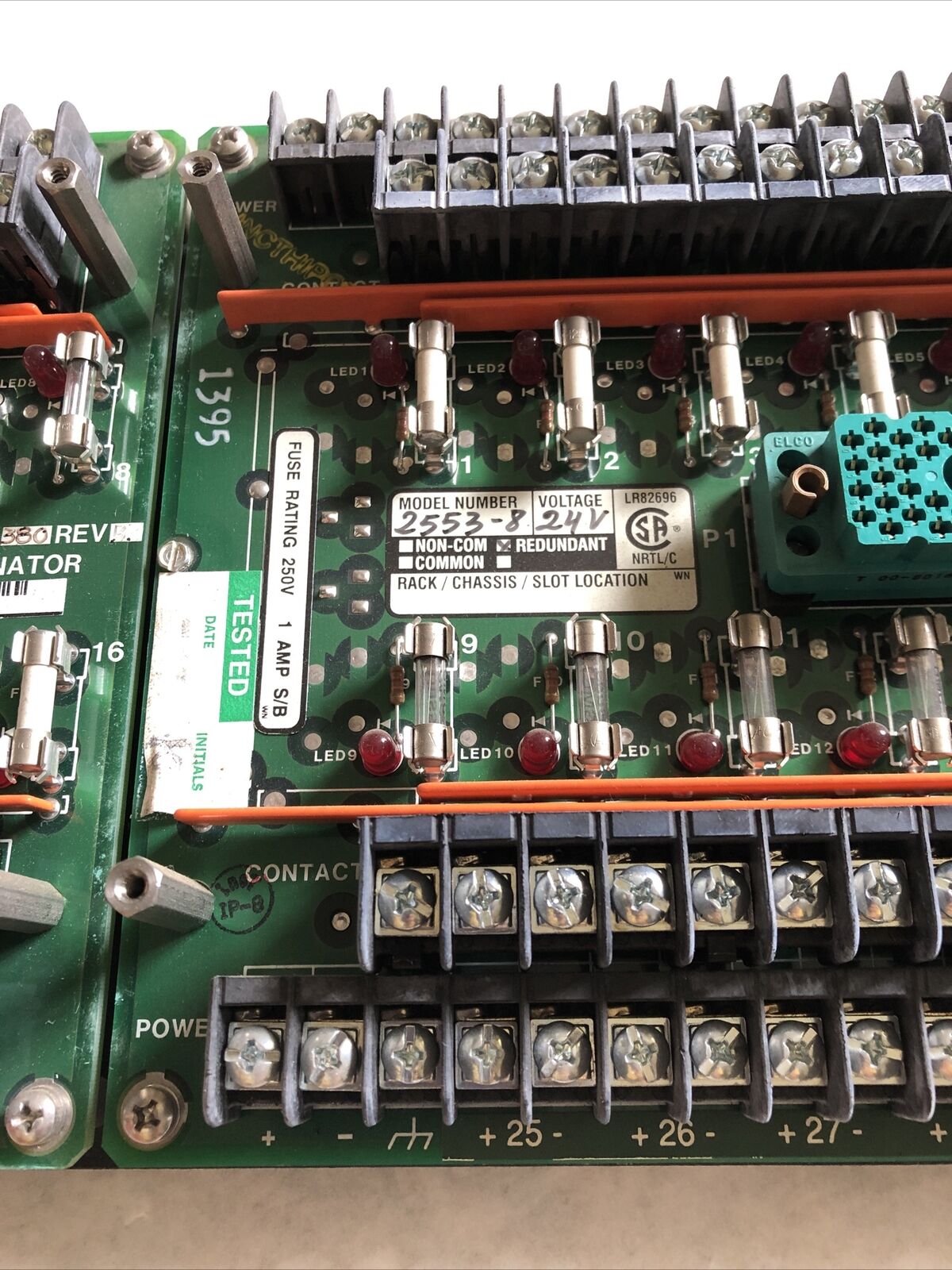 1 Set,(2Pcs) Triconex 3000110-380,2553-8 24V Rev Tricon Set Term,7400056-380,Bp