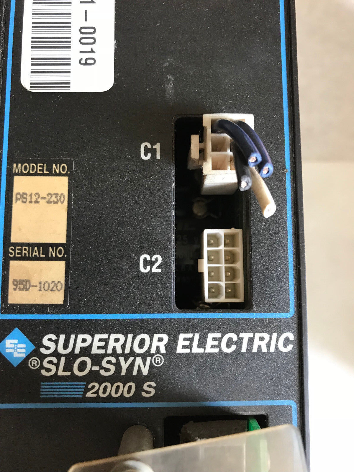 Superior Electric 2000S, Slo-Syn,Ss2000-S12re/0922Mt Servo Motor Amplifier ,Ab
