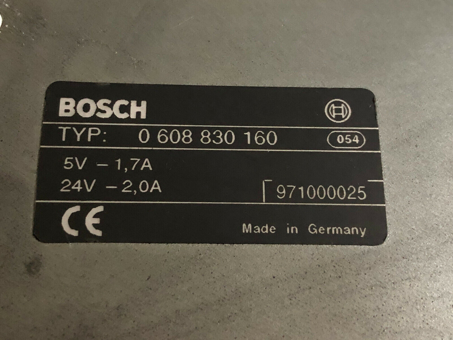 Bosch 0 608 830 160,Rexroth 0 608 830 160,Se301 Tightening Controller,So,Ha