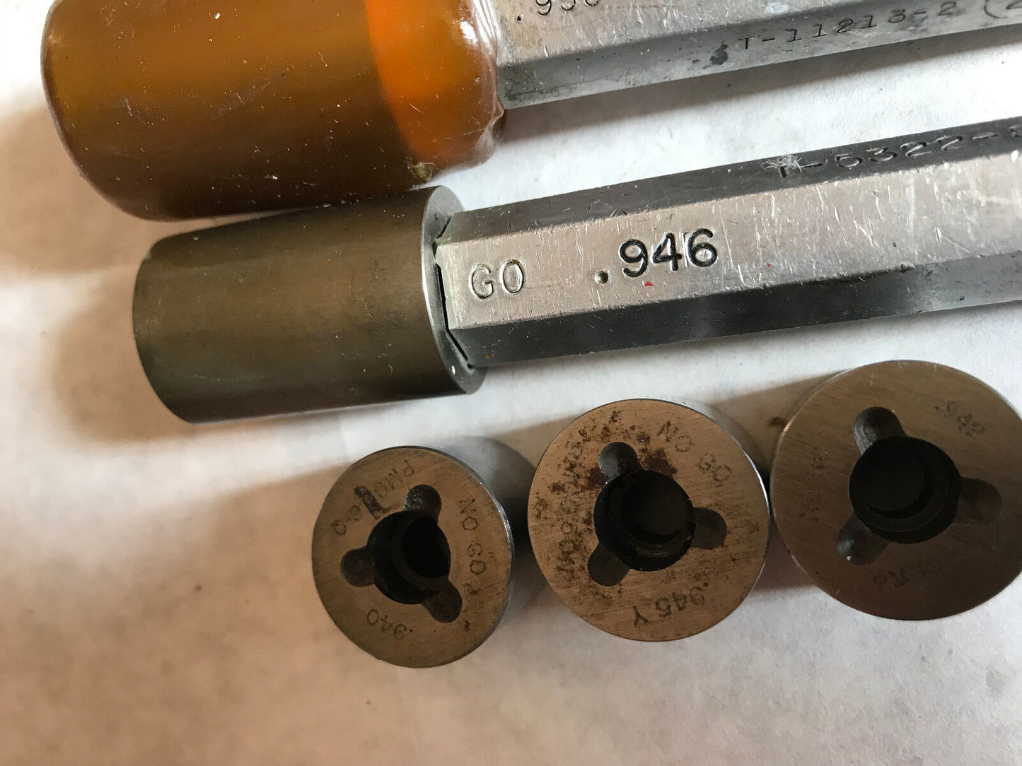 Lot The Pipe Machinery Inspection Go No Go Plug Gage .940 .945 .942 .946 .956,Ag