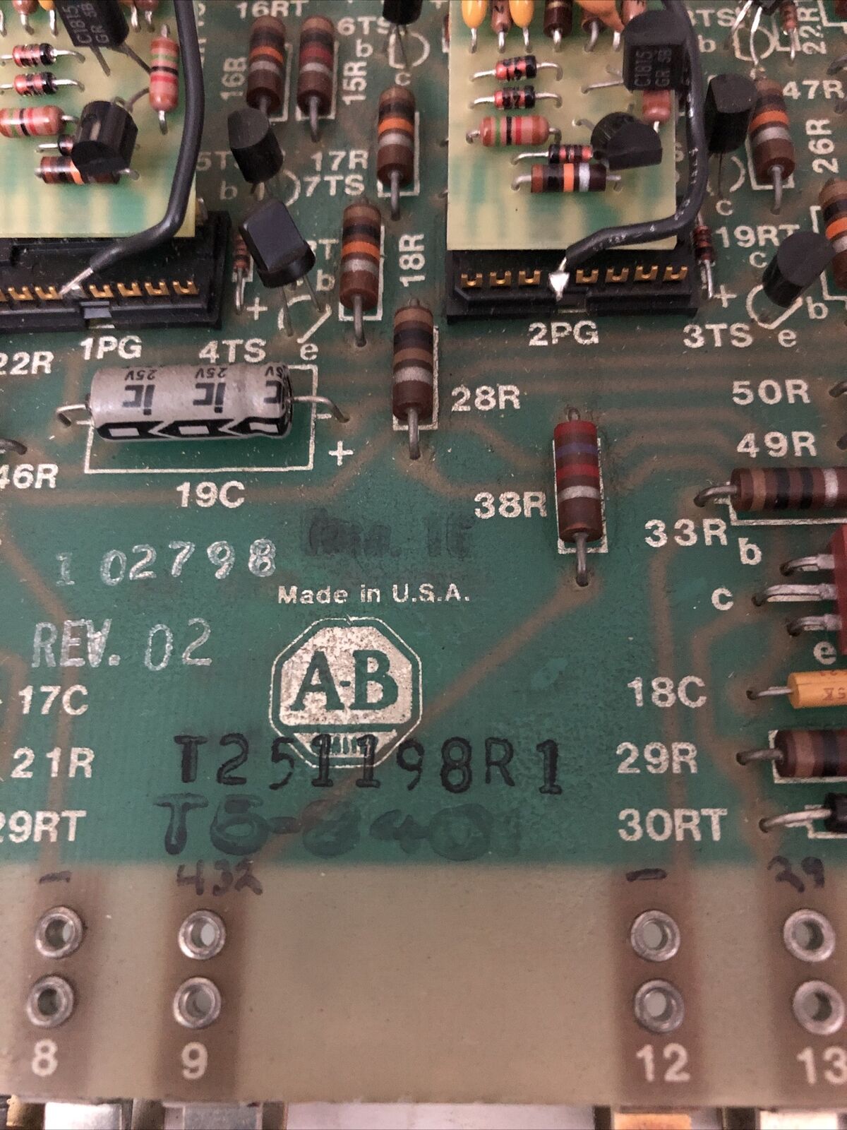 Allen Bradley T251198r1,102798 Board Regulator Assembly,T251198r1,Ct