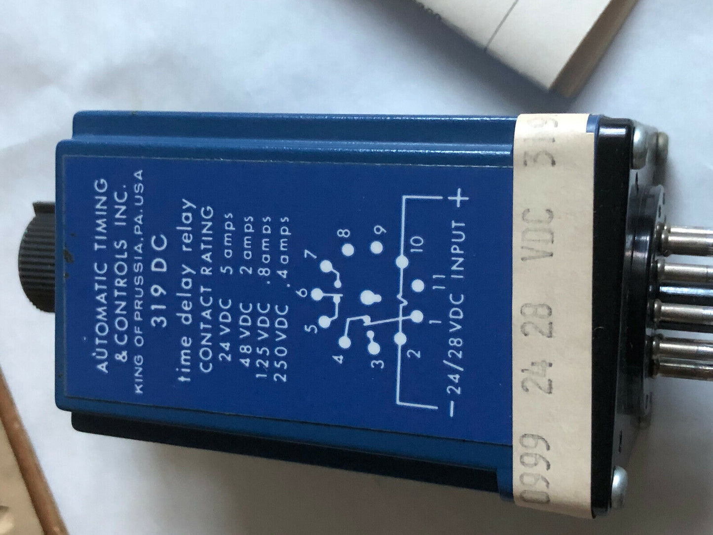 New Atc 319Dc 319H-007-H1-X Automatic Timing & Control Timing Relay 24/48 Vdc,Sv