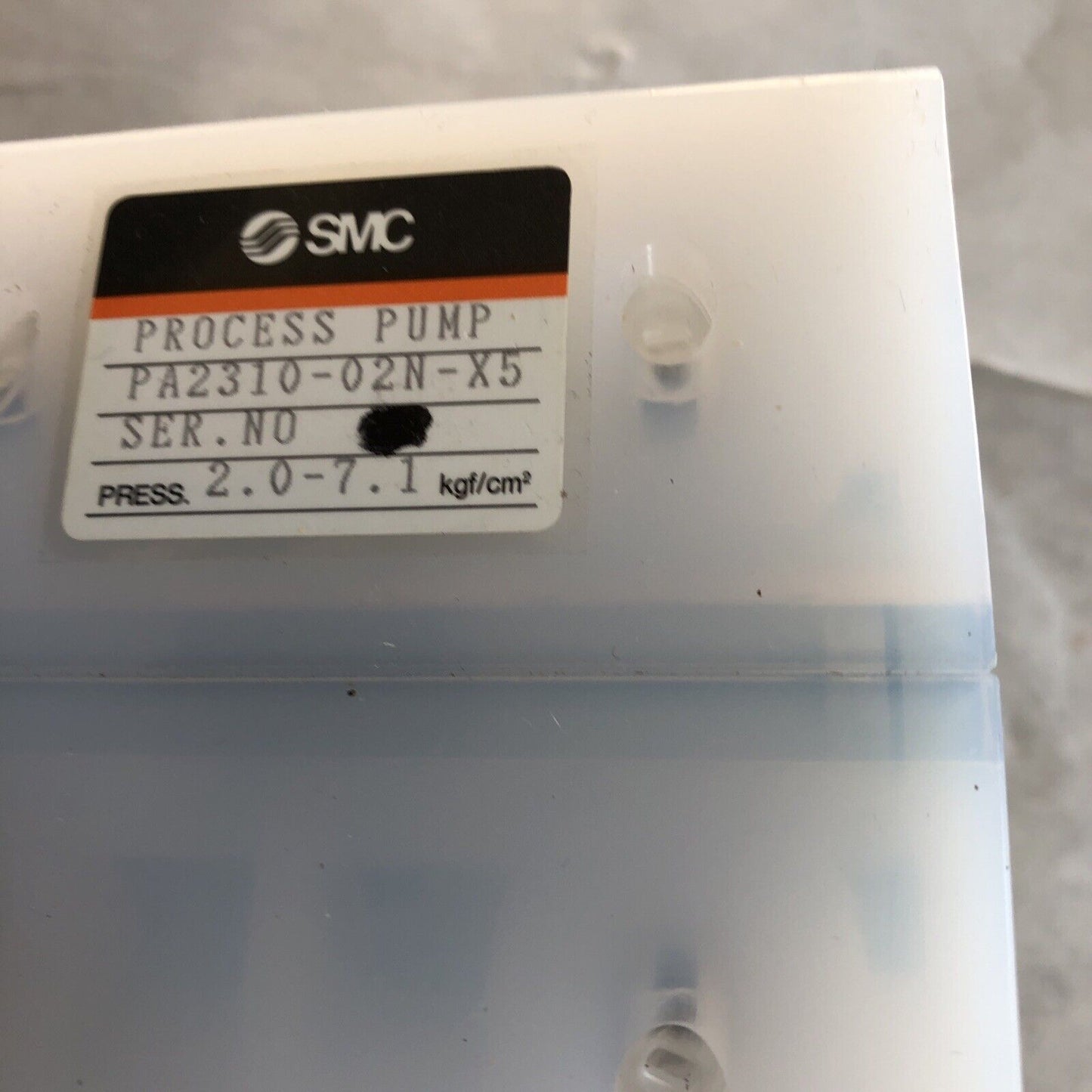 Smc Pa2310-02N-X5 Process Pump,Ee