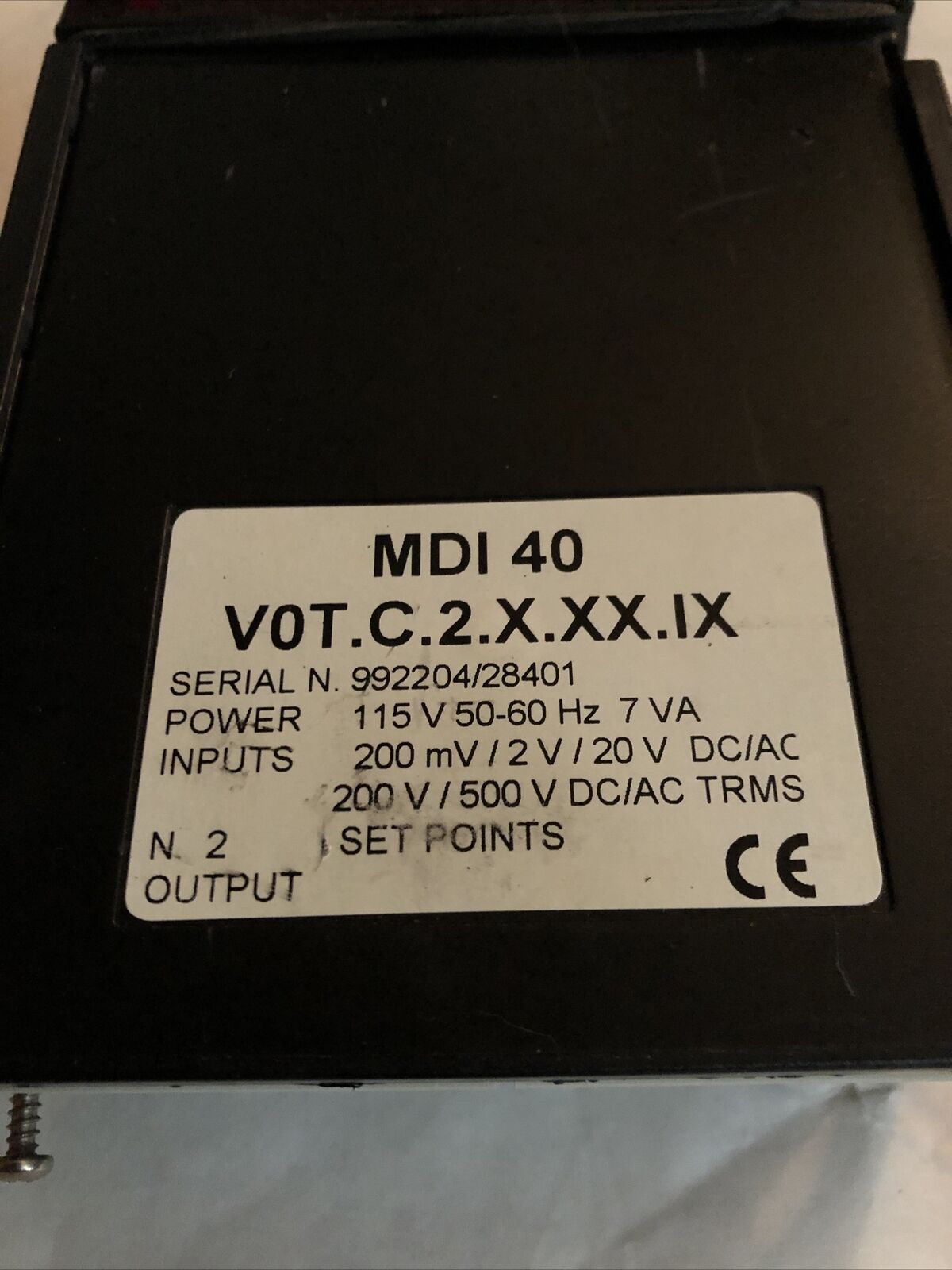 Carlo Gavazzi Mdi-40 Vot.C.2.X.Xx.Ix Panel Meter, Mdi-40 V0t.C.2.X.Xx.Ix,Ay