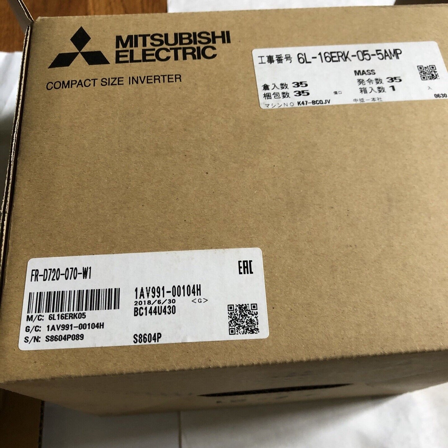 New Mitsubishi Electric Fr-D720-070-W1,Mitsubishi Electric Fr-D720-070-Wi,Ff