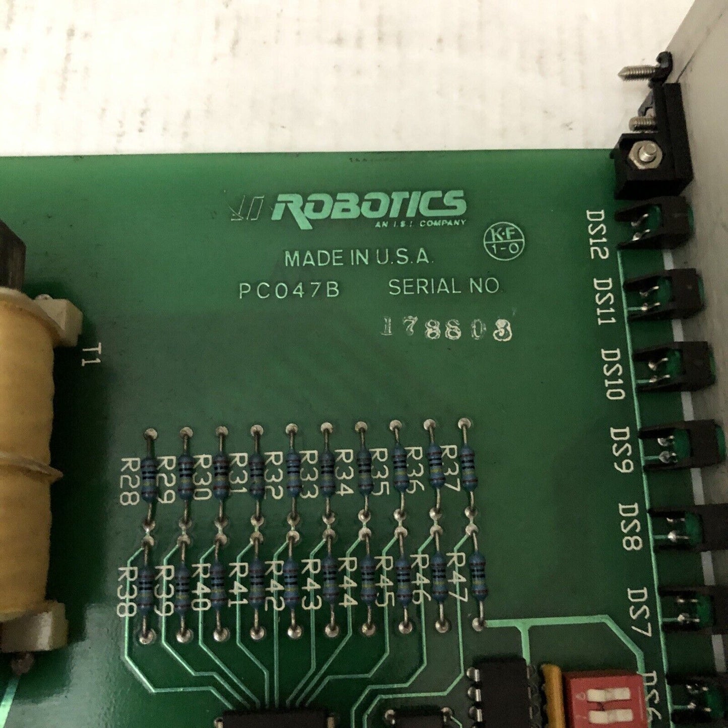 Isi Robotics Pc047b,Norgren,Isi Voltage Monitor Board Pc047b,Pc047b-1,Cz,Cs