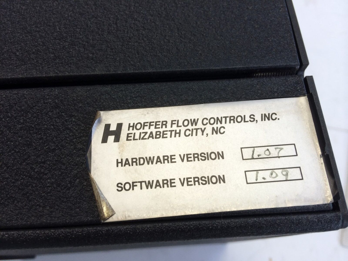 Hoffer Flow Controls Flowstar 2007-A-3-R4-X-1-Rf-T-Dsr-1-H/L-P-X 15Vdc,Bf
