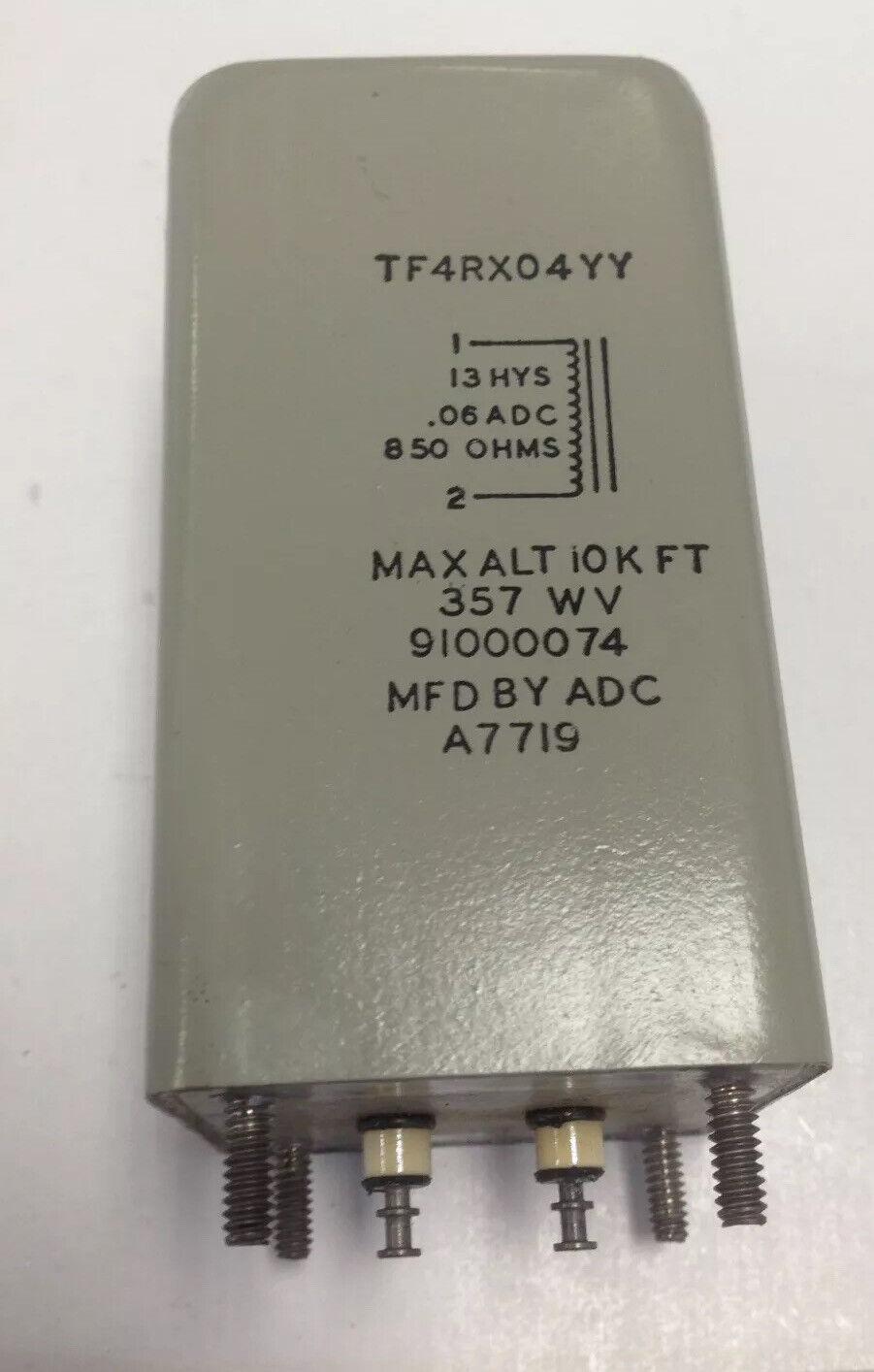 New Fairchild Space Tf4rx04yy Vintage Reactor Relay A7719  91000074 357 Wv,Dd