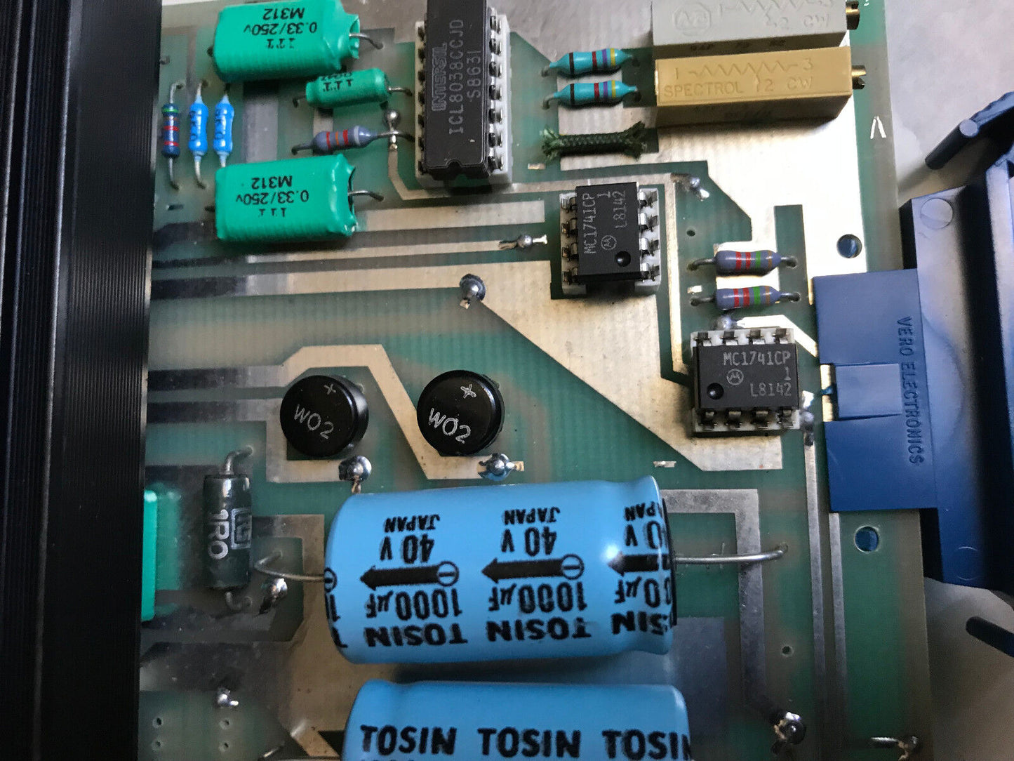 Circuit Board Vero Electronics  Microprocessor Allen Bradley Dynapar 437658,Su