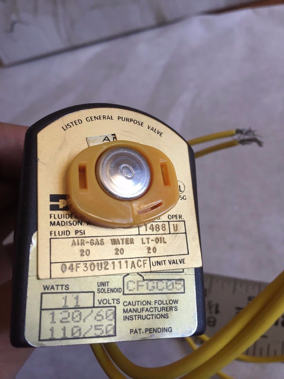Gold Ring 04F30u2111acf Parker 04F30u2111acf Solenoid Complete Valve Cfgc05,Ak
