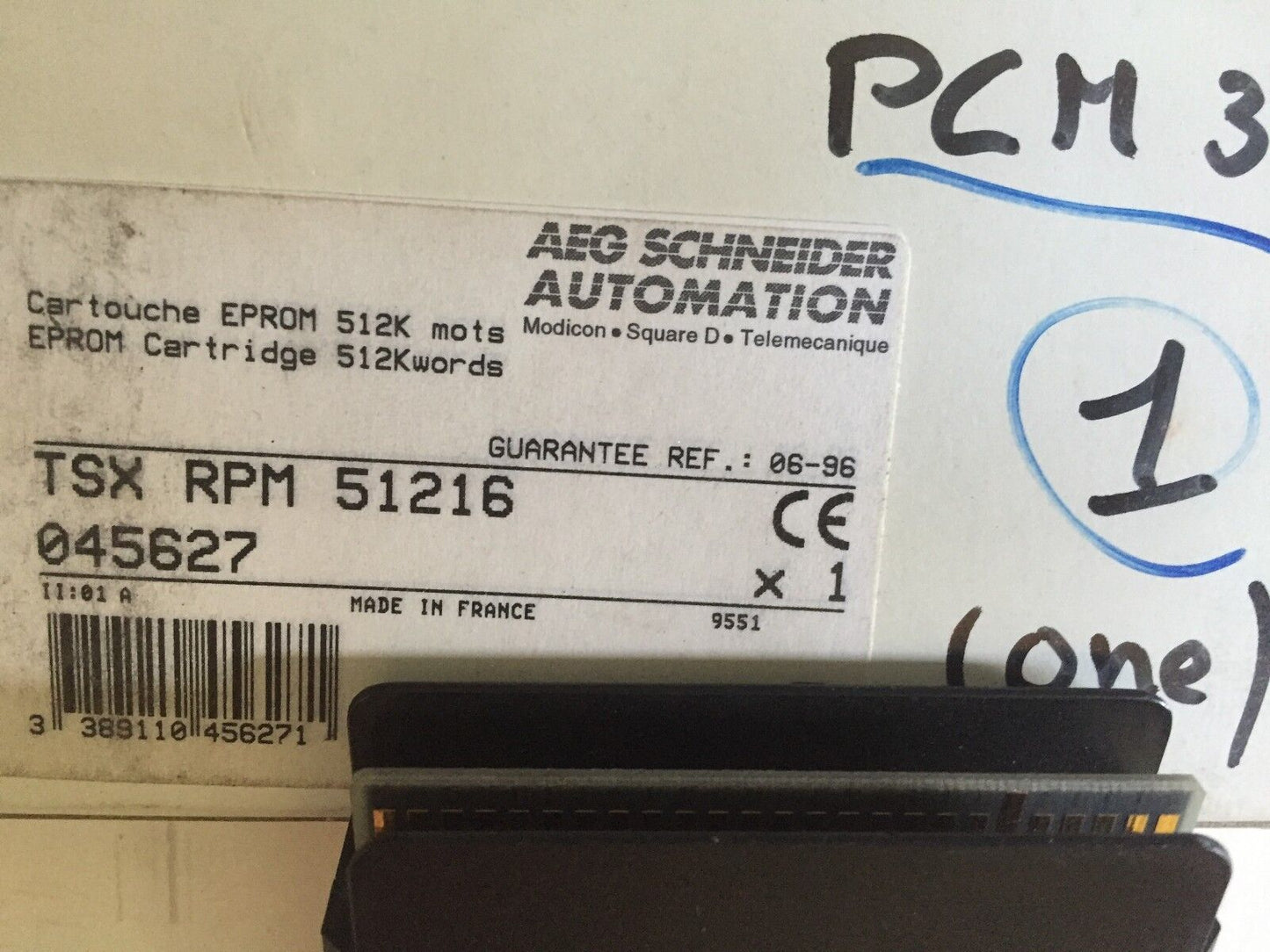 Aeg Tsx Rpm 51216 Schneider Memory Module Cartridge 512K Words,Ee