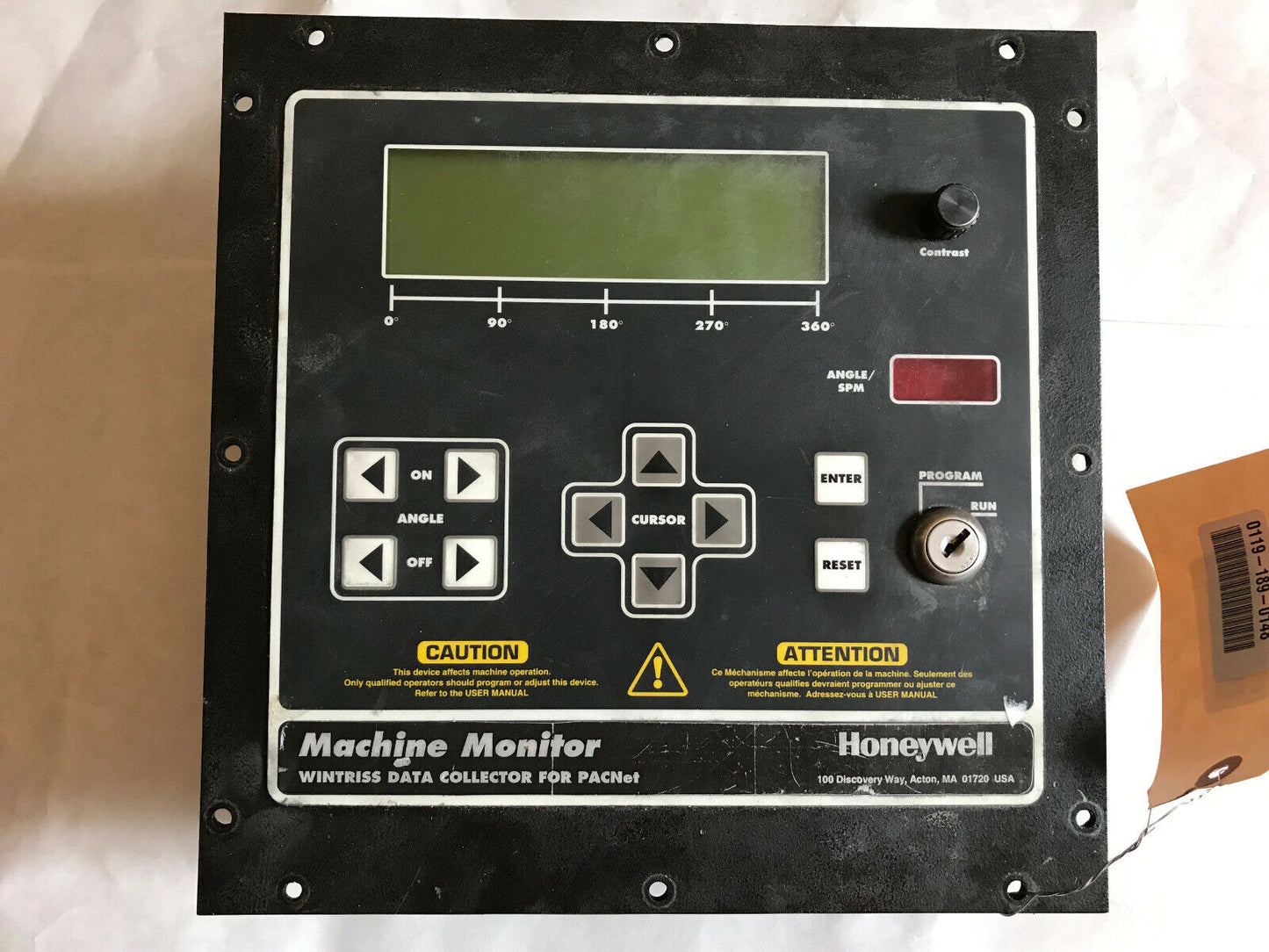 Honeywell 9671701 Machine Monitor,Honeywell Wintriss,Data D42995-01 Rev B,Sg