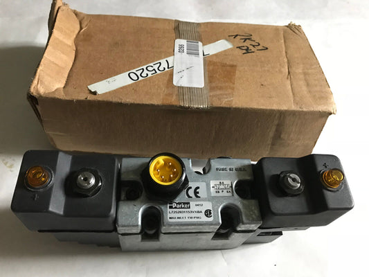 Parker L7252831153vxba Pneumatic Solenoid Valve K593-302 120V 60Hz 6.0 Watts,Aa