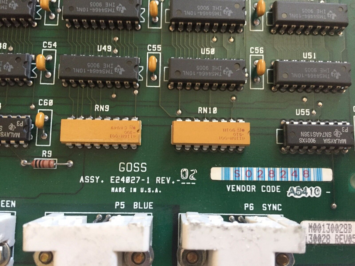Goss E24027-1,130028,A5410  Contiweb Graphic Controller Board,Bt,Cx