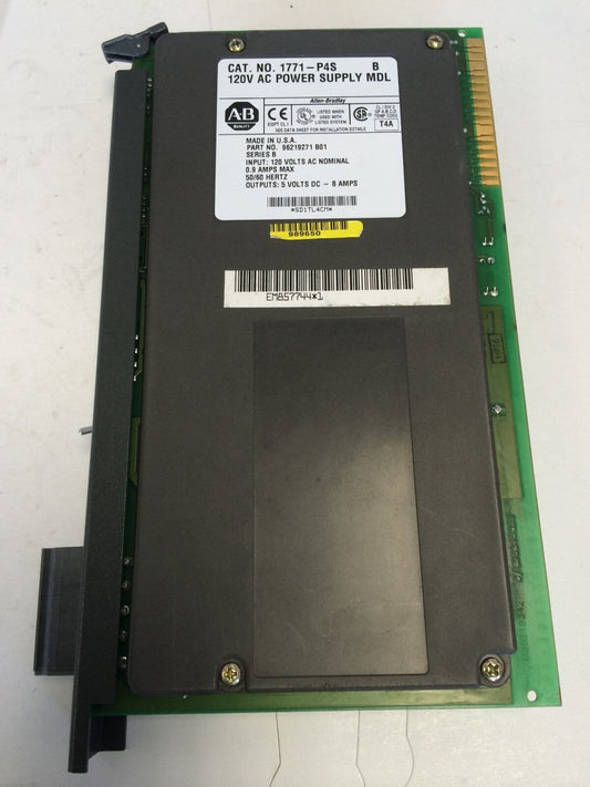 Allen-Bradley 1771-P4s Allen Bradley Plc 120V Ac Power Supply 96219271 B01,Bd