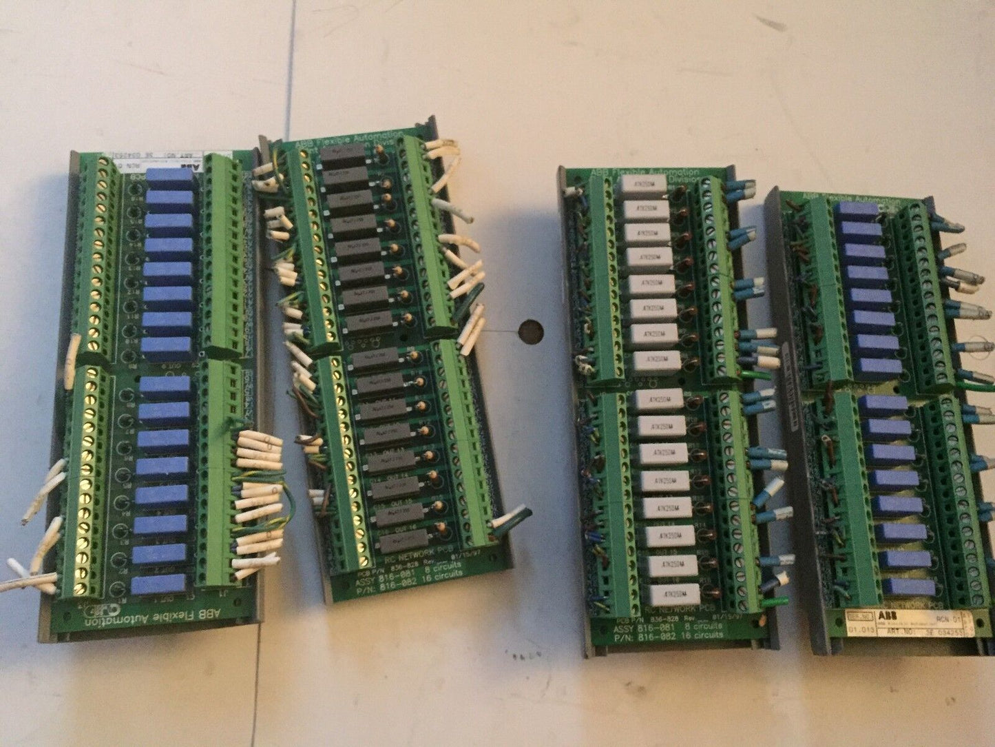 Abb 836-828,816-081,816-082 Abb Flexible Automation Paint Division,Rc Network,Ee