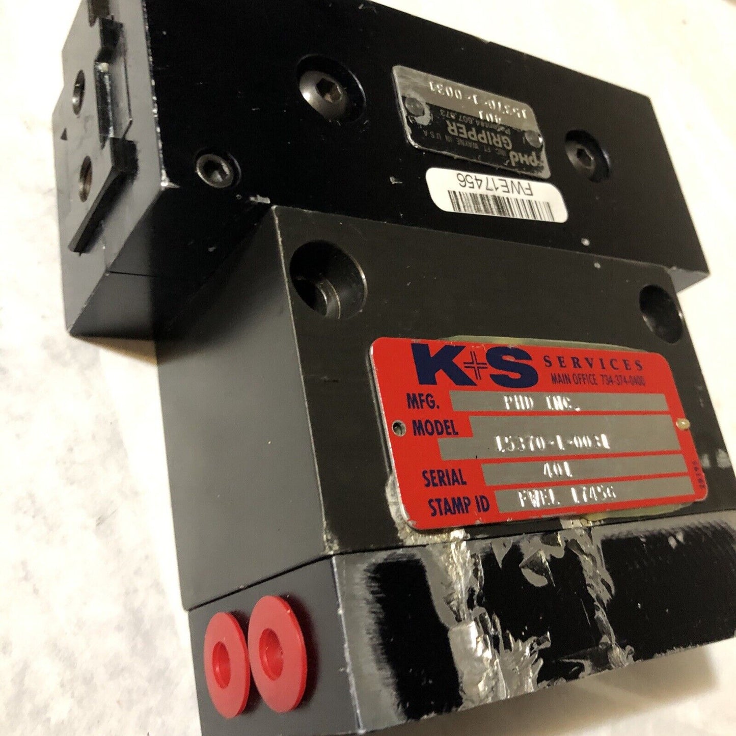 Phd 15370-1-0031 ,Fwel 17456,Phd 401, 4,607,873 Pneumatic Gripper,Bs