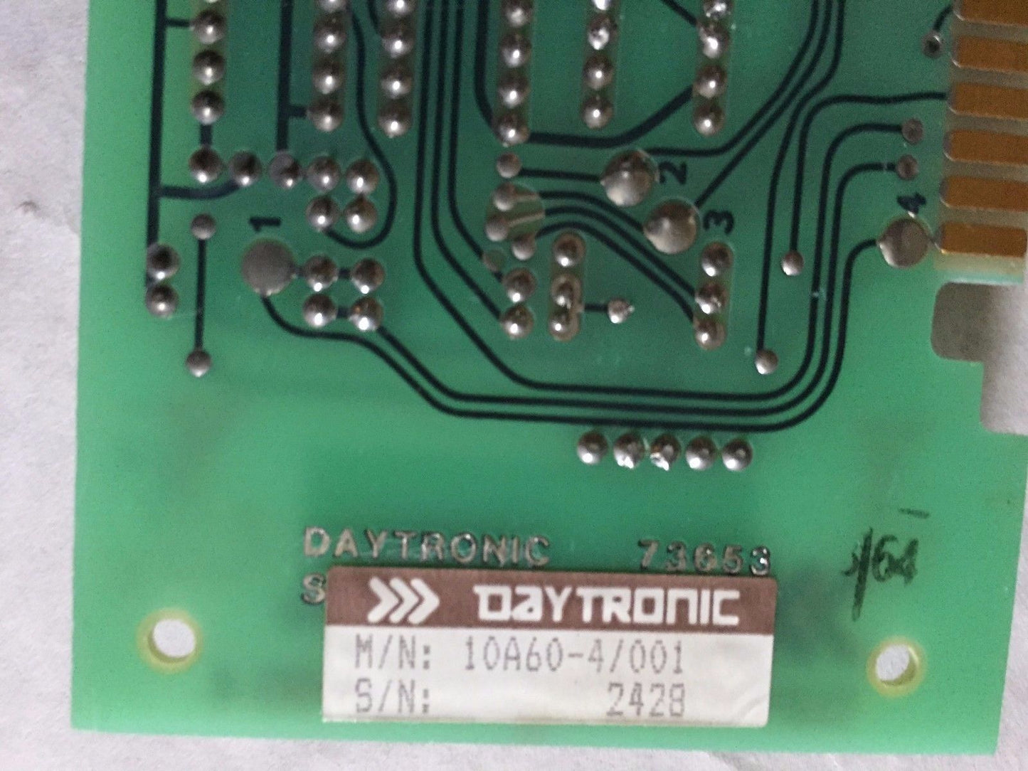 Daytronic 10A60-4,10A60-4 H/W 3.0,Daytronic 10A60-4,10A60-4/001 Board,Bt